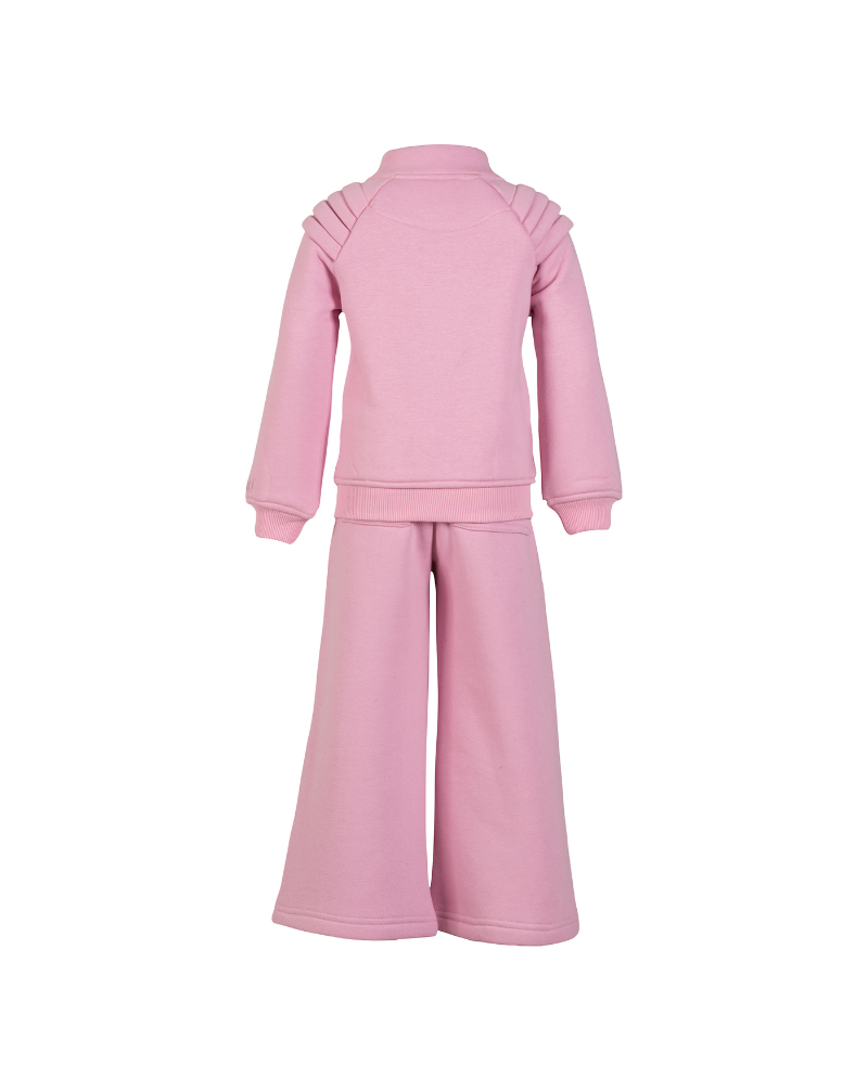Two-piece Sweatshirt and Flared Trouser Set
