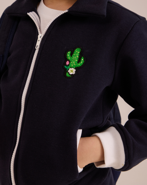 Two-piece sweatshirt and jogger set