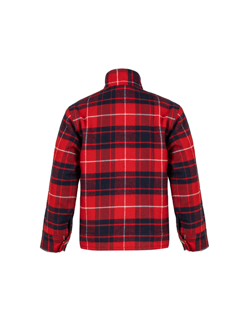Tartan plaid shirt jacket