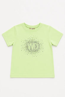 Rhinestone logo Tee