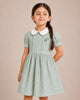 Plaid Ruffled Cotton Seersucker Dress