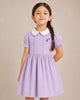 Plaid Ruffled Cotton Seersucker Dress