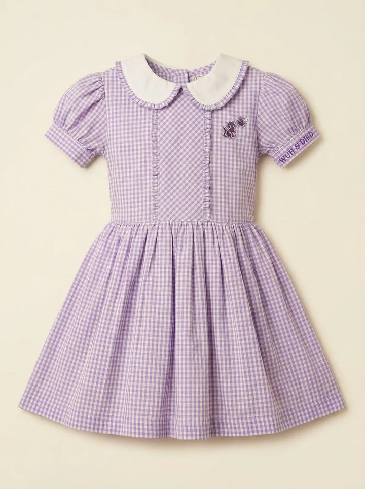 lavender pearl check