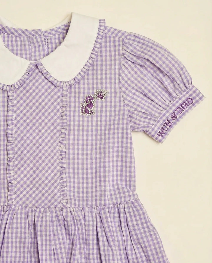 lavender pearl check