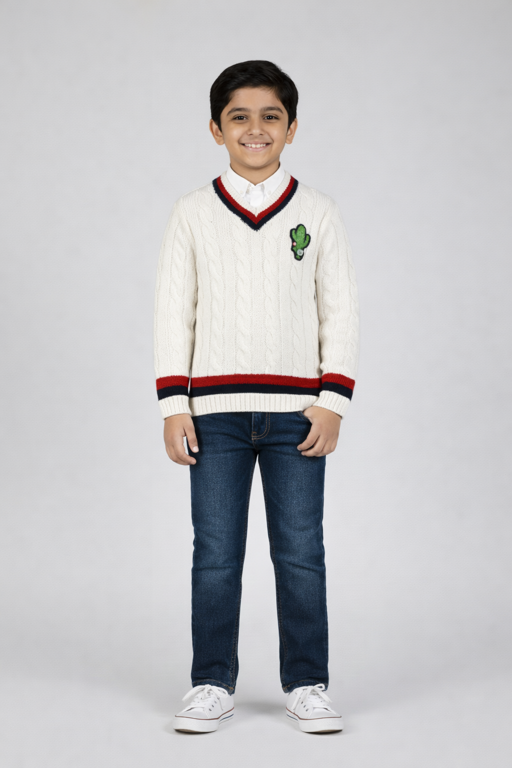 Cable Knit Cricket Sweater