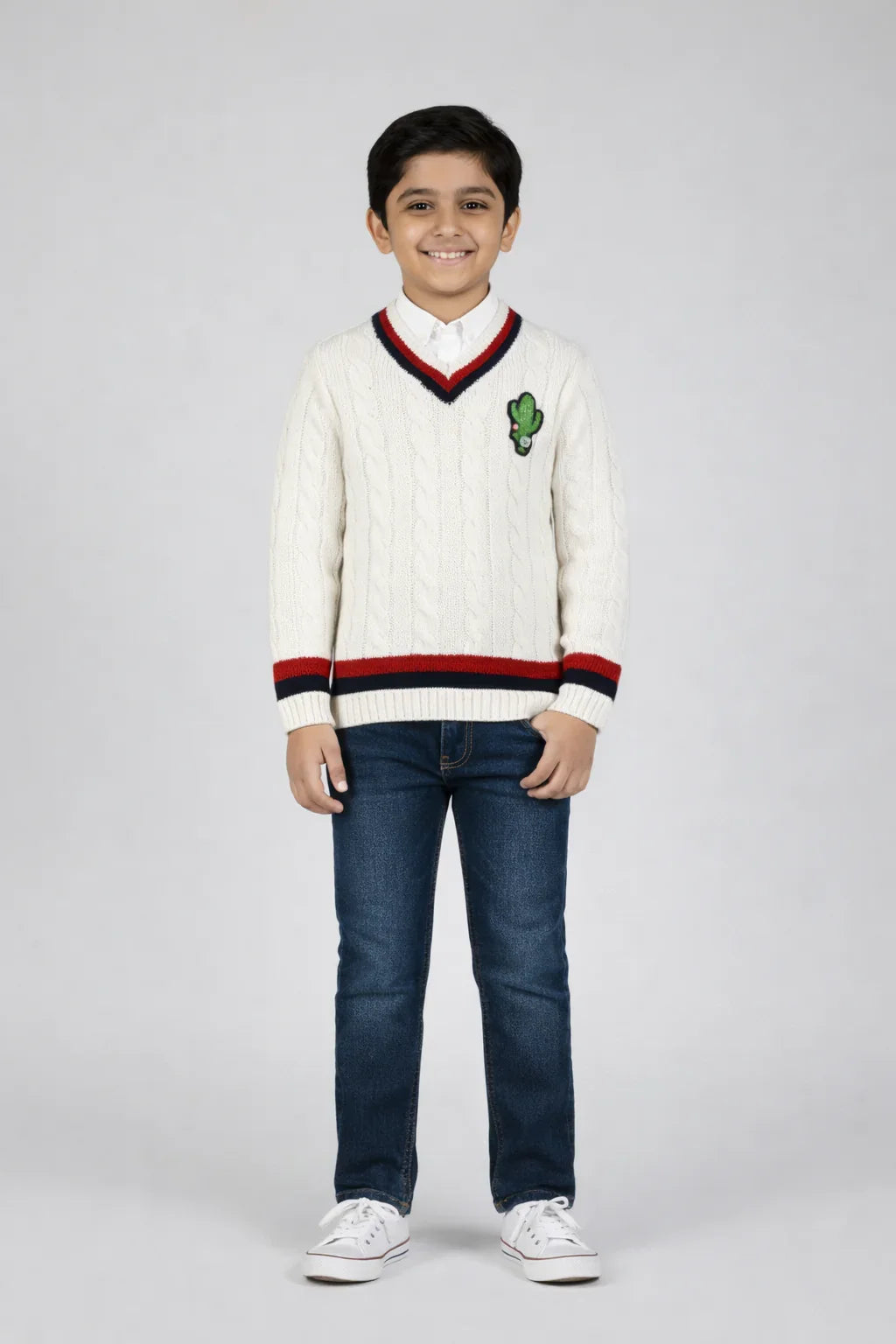 Cable Knit Cricket Sweater