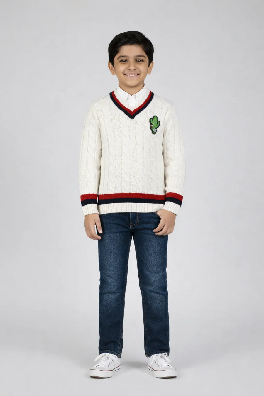 Cable Knit Cricket Sweater