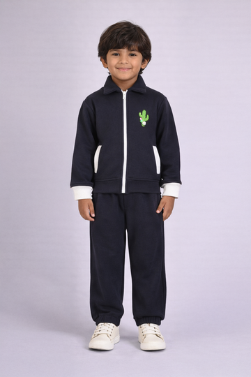 Two-piece sweatshirt and jogger co-ord set