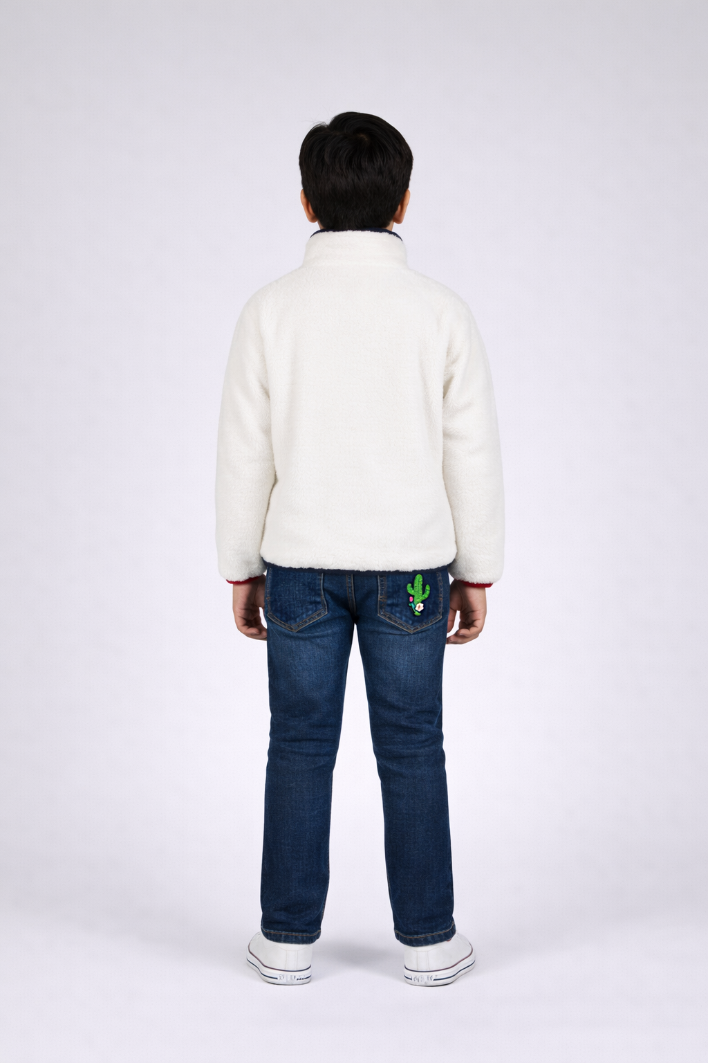 Boy Fur zip-top jumper