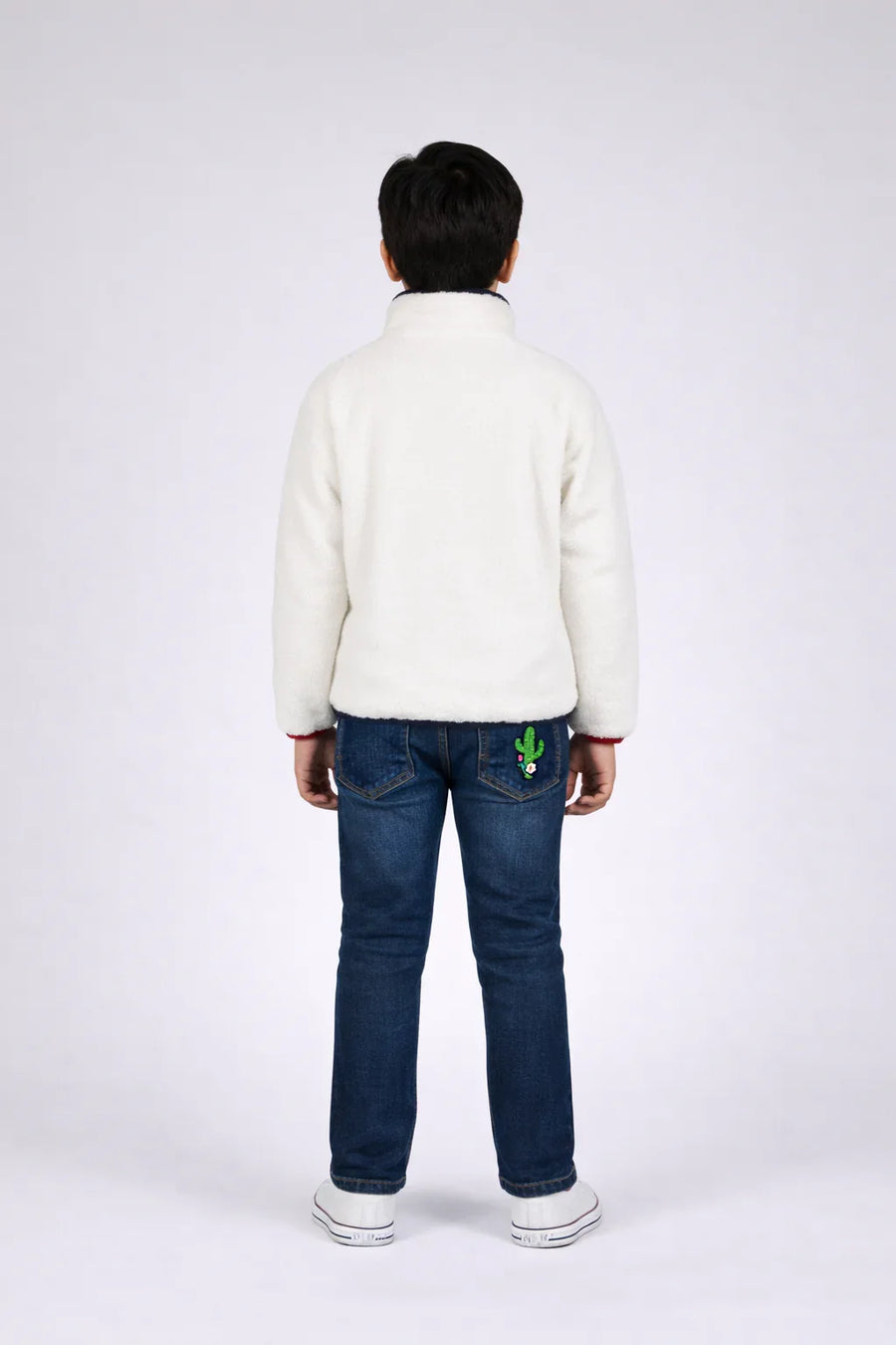 Boy Fur zip-top jumper