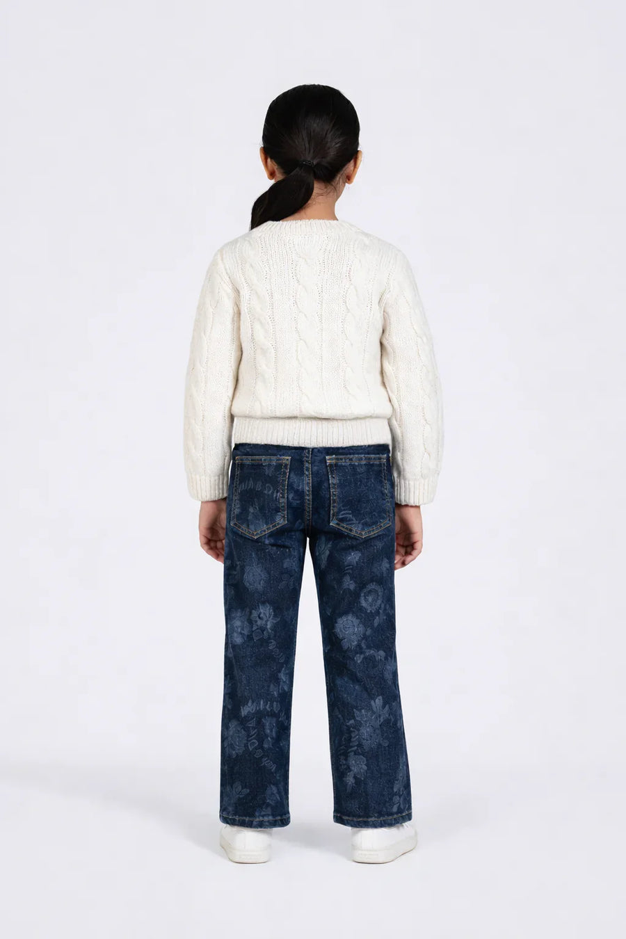 Girls Cable Knit Sweater