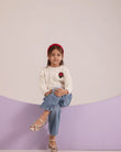 Girls Cable Knit Sweater