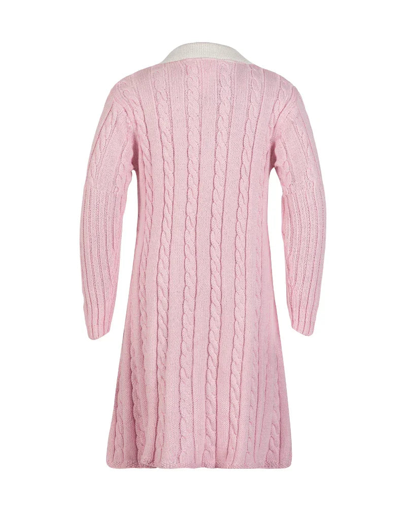 Cable Knit Jumper Dress - Wuh&Dird