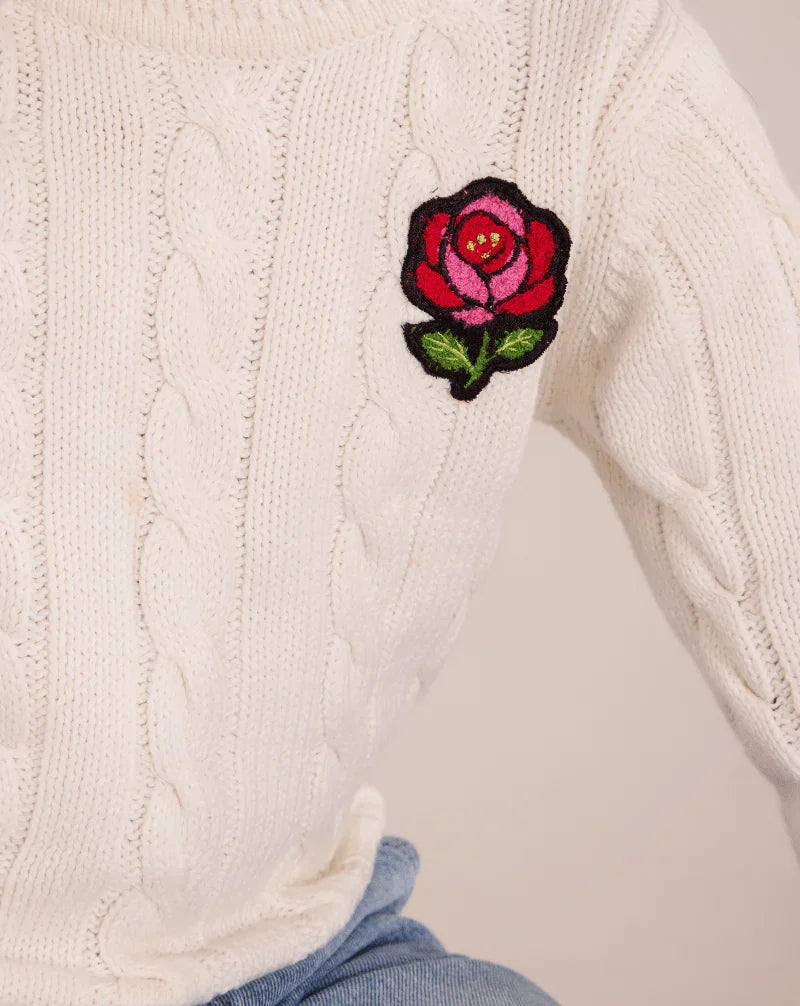 Girls Cable Knit Sweater - Wuh&Dird