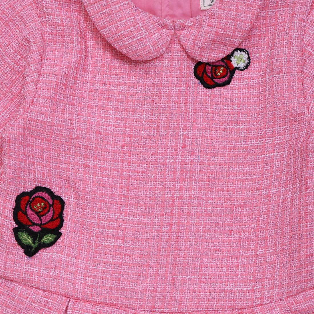 Pleated Tweed Dress - Wuh&Dird