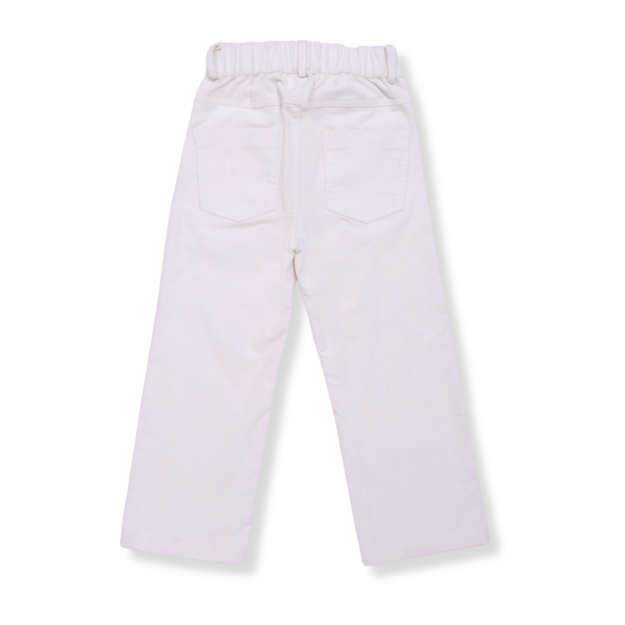 5 pocket corduroy straight trousers - Wuh&Dird