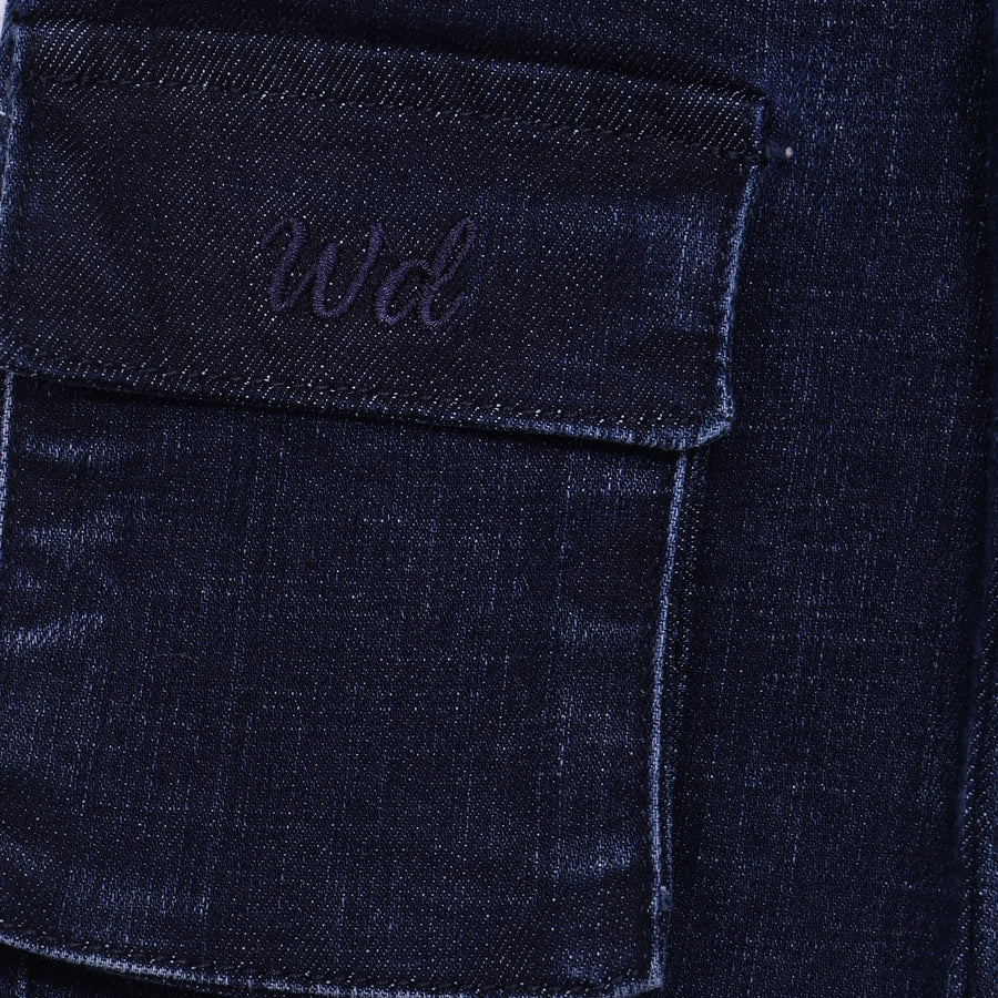 Cactus padded denim bomber jacket and cargo jogger set