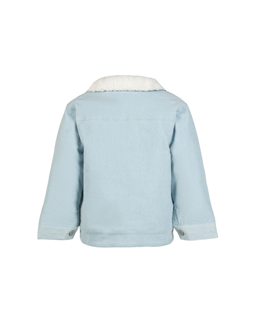 Cactus corduroy jacket with fur collar and pants