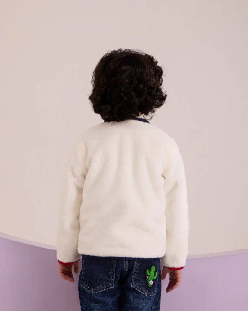 Boy Fur zip-top jumper