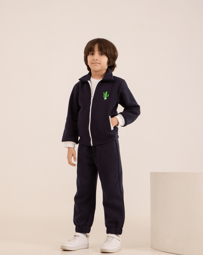 Two - piece Sweatshirt and Jogger Set - Wuh&Dird