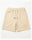 Checked Shorts with Logo Embroidery