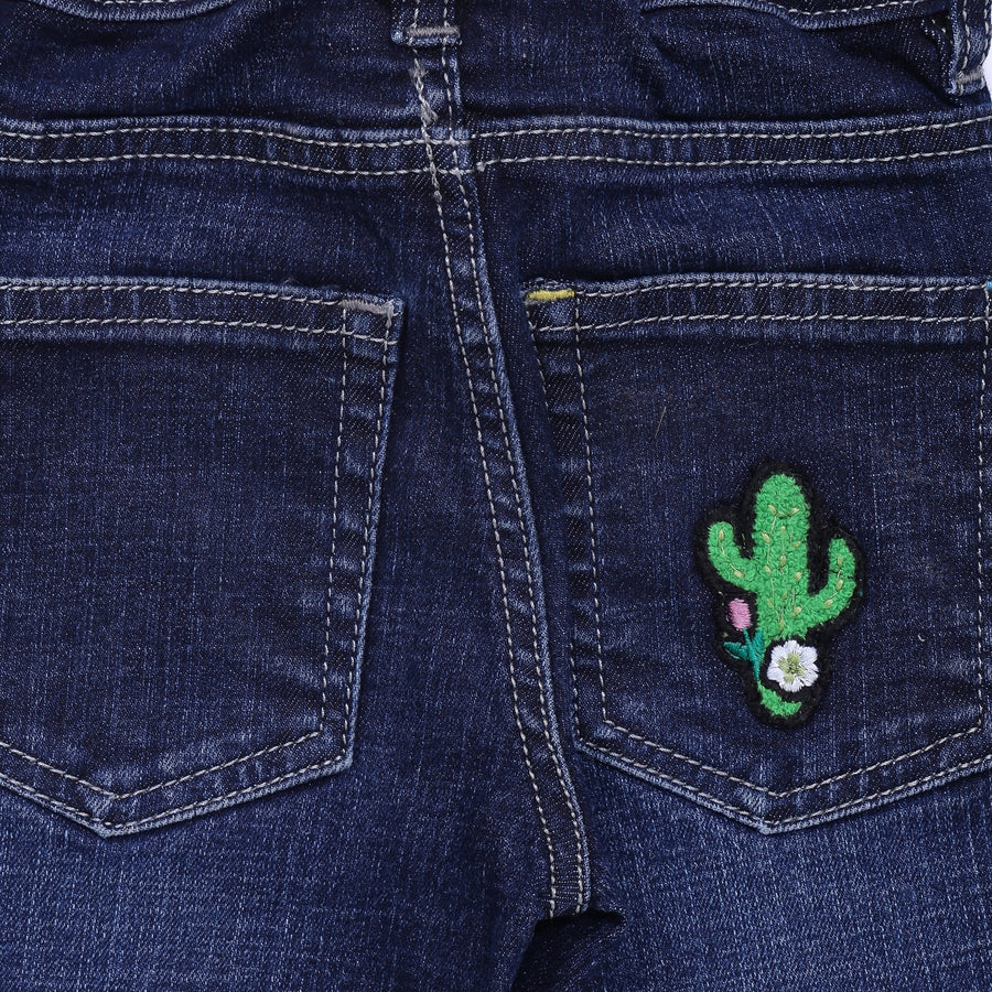 Elastic Waist Straight Jeans - Wuh&Dird