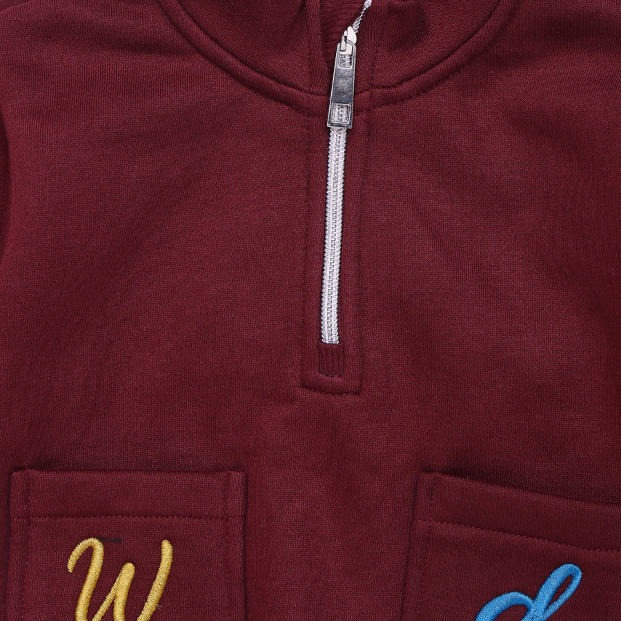 Quarter Zip-top Sweatshirt