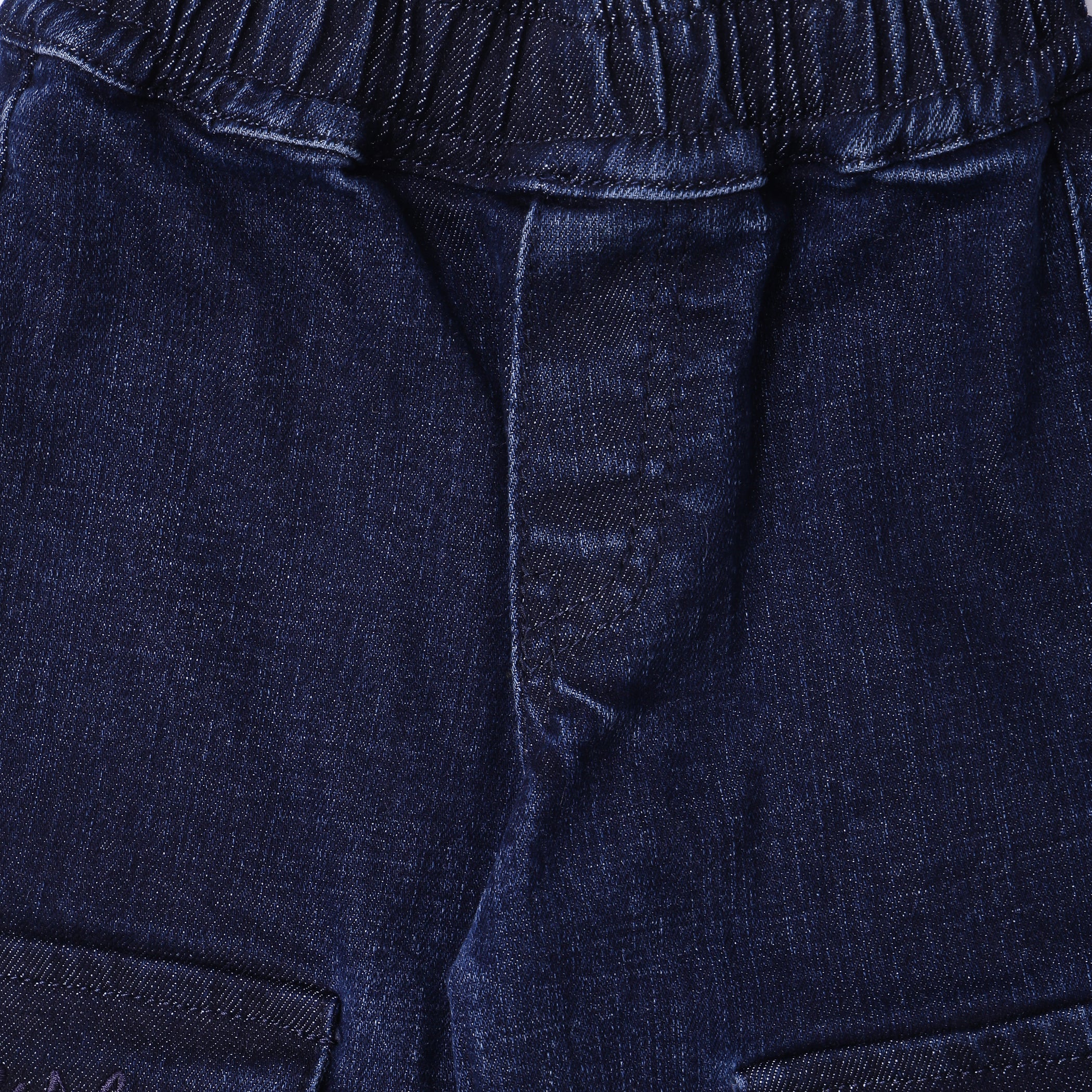 Stretch Denim Cargo Joggers