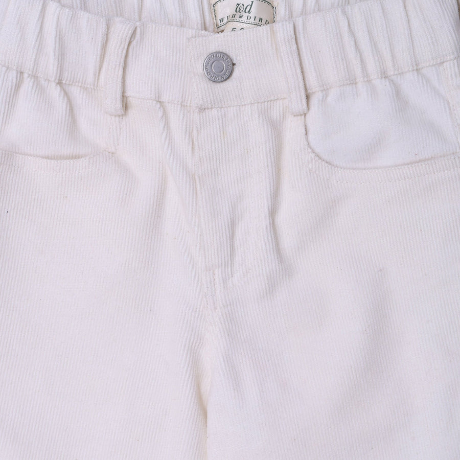 5 pocket corduroy straight trousers - Wuh&Dird