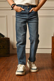 Cactus Elastic Waist Straight Jeans