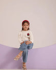 Girls Cable Knit Sweater