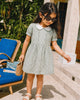 Plaid Ruffled Cotton Seersucker Dress