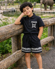 Pique Bermuda Shorts Co-ord