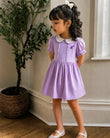 Plaid Ruffled Cotton Seersucker Dress