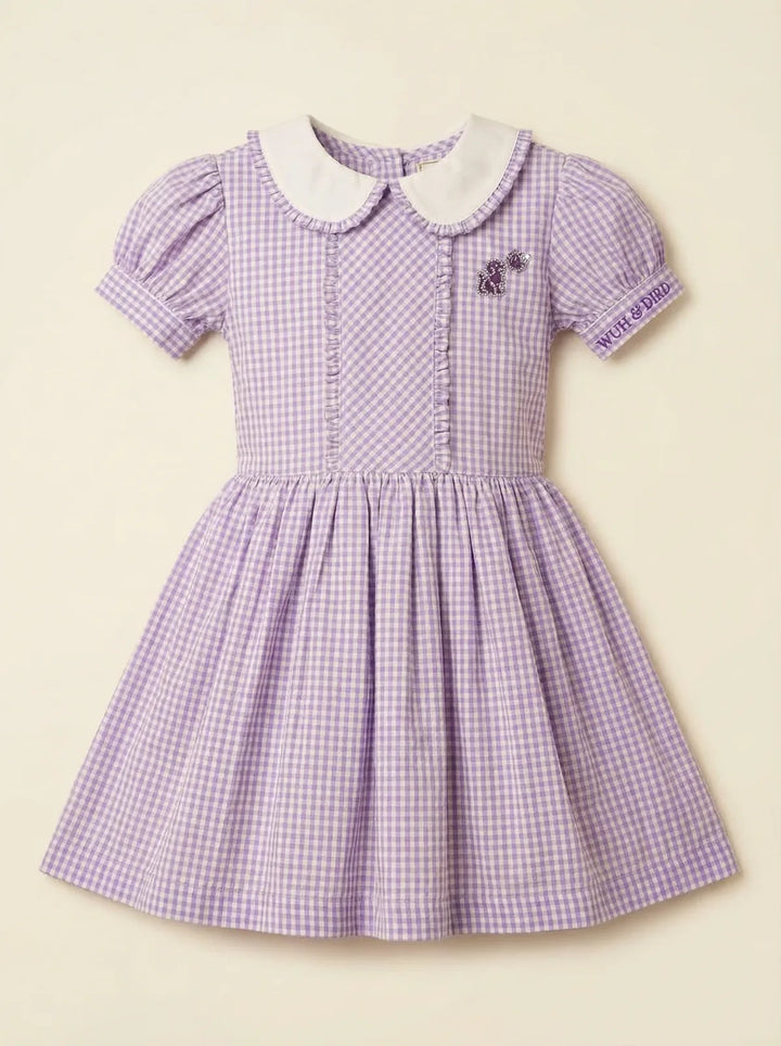 lavender pearl check