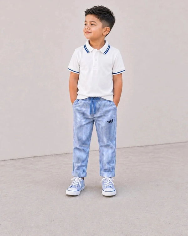 blue stripe