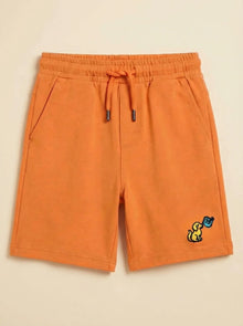 Solid Shorts with Logo
