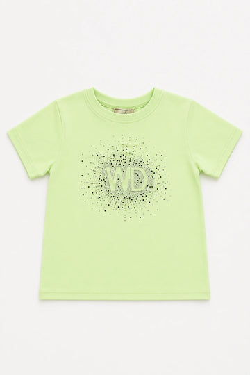 Rhinestone logo Tee