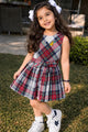 Tartan Plaid Cotton Poplin Dress